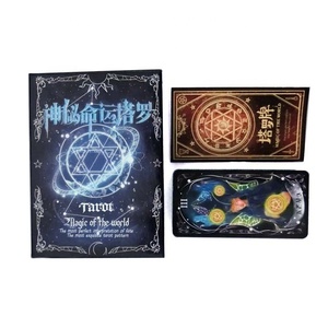 Baralho de cartas brilhantes, de alta qualidade, pvc, brilhante, à prova d' água, entretenimento, jogo personalizado, jogo de cartão, kertarot, baralho, atacado