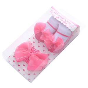 Belle Princesse Bébé Costume Haut De gamme Coton Pleine Lune Chaussettes et Accessoires De Cheveux - Product Image 4
