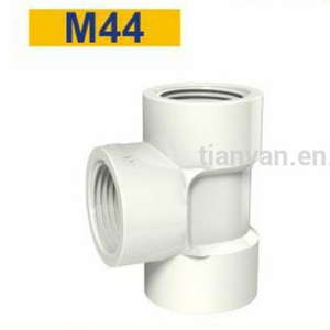 UPVC <span class=keywords><strong>plomberie</strong></span> raccords D'eau d'alimentation universel Joints En Caoutchouc BS Fil flexible Femme égalité Tee - Product Image 1