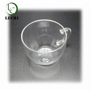 100 ML heat resistant glass small capacity mug tea cup with handle - Product Image 2