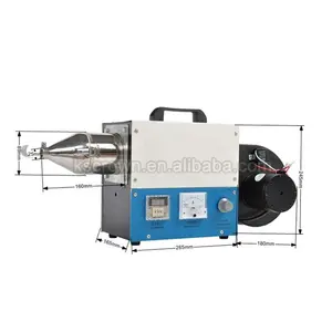 Table type heat shrinkable tube heating air gun heater for connection and contraction of double wall tube with glue WL-300B-25