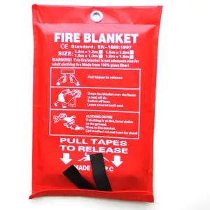 Cobertor de fibra de vidro para sobrevivência, resistente a altas temperaturas, queda de fogo, preço mais baixo