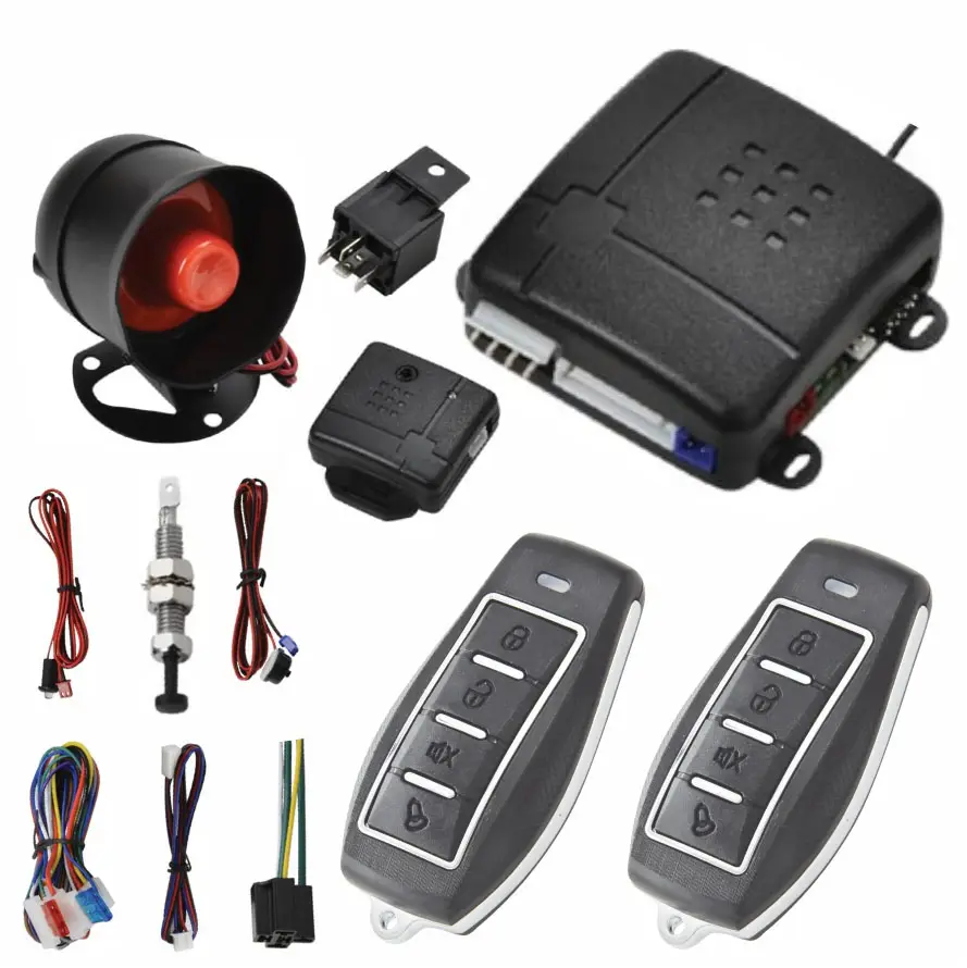 Best Quality One Way Car Alarm Anti-hijacking Function Car Security System With Remote Control Trunk Release