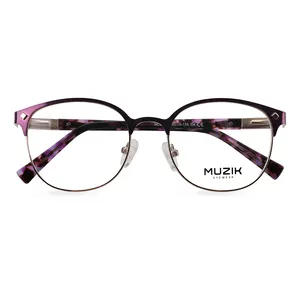독서 안경 1 금속 프레임 Suppliers-ML0237 새로운 도착 안티 블루 금속 눈 유리 안경 프레임