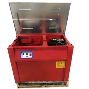 Máquina <span class=keywords><strong>flejadora</strong></span> de cajas de cartón semiautomática de doble motor, <span class=keywords><strong>manual</strong></span> - Product Image 1