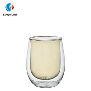 Beber de vidrio de cristal de plomo libre de tulip vaso de cerveza con logotipo - Product Image 4