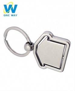 Personnaliser rotatif logé porte-clés en métal en forme - Product Image 4