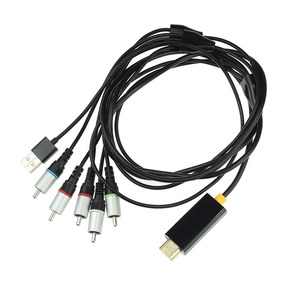 5RCA RVB Ypbpr AV Composante Vidéo R/<span class=keywords><strong>L</strong></span> Stéréo Audio à HDMI Câble Convertisseur 1080 p Adaptateur pour CIEL HD <span class=keywords><strong>Blu</strong></span> <span class=keywords><strong>Ray</strong></span> DVD - Product Image 5