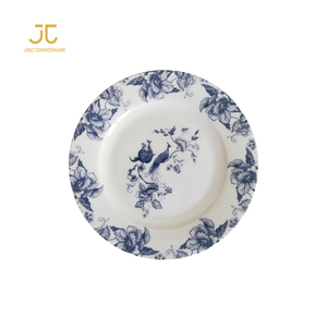 JC azul vajilla china vajilla placa del cargador para restaurante, idea de regalo para la habitación - Product Image 5