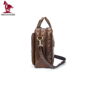 OEM ODM personalizado negocios de cuero mensajero portátil bolso maletín importación al por mayor bolso de mano de China - Product Image 4