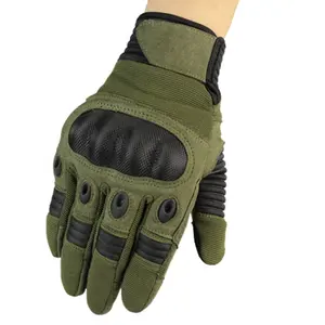 Военные камуфляж Жесткий Костяшки Тактические перчатки