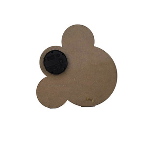 المنزل الحرف ديكور MDF ساعة مكتب صبغ التسامي الانتهاء من نقل الحرارة صورة إعداد إنذار - Product Image 6