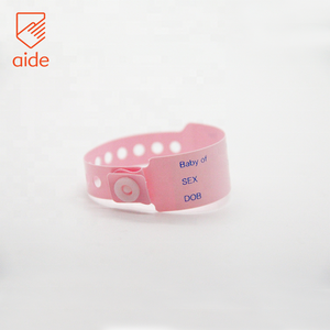 2021 bandes d'identification médicale imprimées personnalisées bande d'identification du patient bande de poignet bébé hôpital étiquette bracelet - Product Image 4
