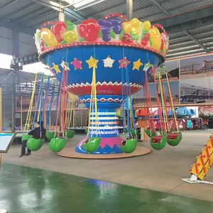 Çin modern eğlence parkı helikopter meyve salıncak sandalye satılık sürmek