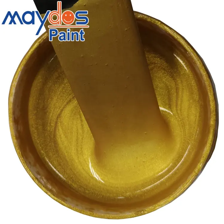 Maydos Leaf Metallic Powder Coating Water Based Real Gold Paint