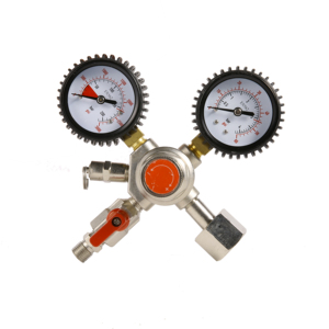 Çift ölçer CO2 bira regülatörü-Homebrew Kegerator taslak bira dağıtım-CGA-320 girişi, 0-60 PSI çalışma basıncı - Product Image 1