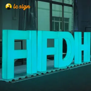 Led Company Signs Reliable And Cheap Vacuum Plastic High Quality Signs Solar Led Full-lit Sign Letter For Advertising Signage