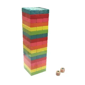 儿童玩具木制建筑塔堆叠块