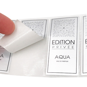 Cosmeticos de alta calidad etiqueta lamina de plata diseño barato <span class=keywords><strong>perfume</strong></span> frasco impresora cosmeticos personalizados etiquetas S - Product Image 1