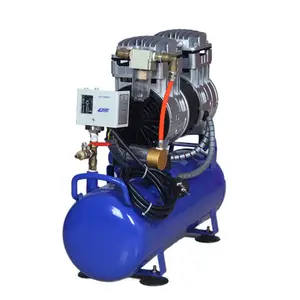 OEM 500W 120LPM Vacuum pump with 9 liter tank air vacuum oil free dental vacuum pump silent