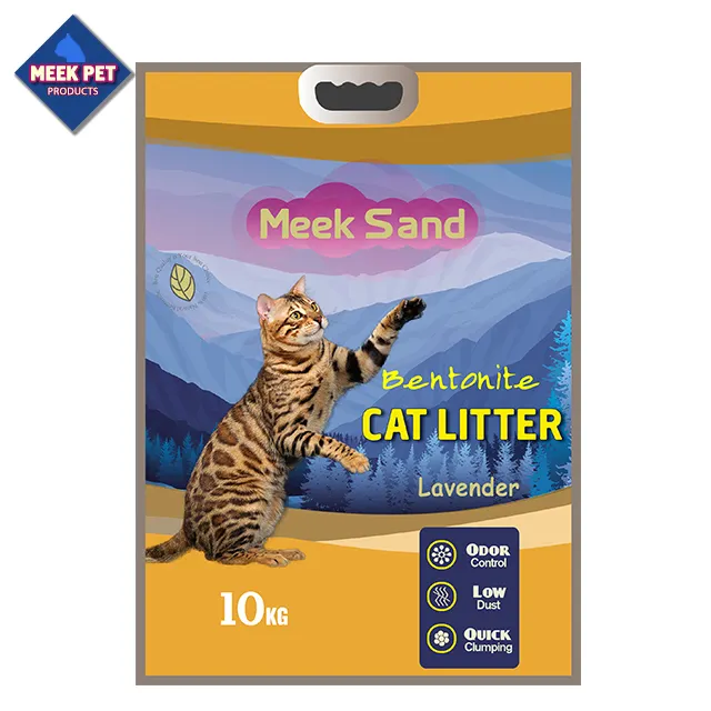 2019 पालतू साफ उत्पादों बिल्ली रेत कारखाने सुगंधित पालतू शौचालय रेत