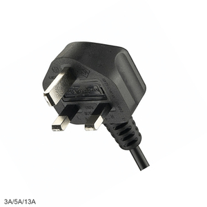 BS İngiliz Dizüstü Bilgisayar Güç Araçları AC Uzatma Kablosu <span class=keywords><strong>2</strong></span> Veya <span class=keywords><strong>3</strong></span> Pin Elektrik Bakır Tel Uzatma Kablosu 13A İNGILTERE Tak - Product Image 1