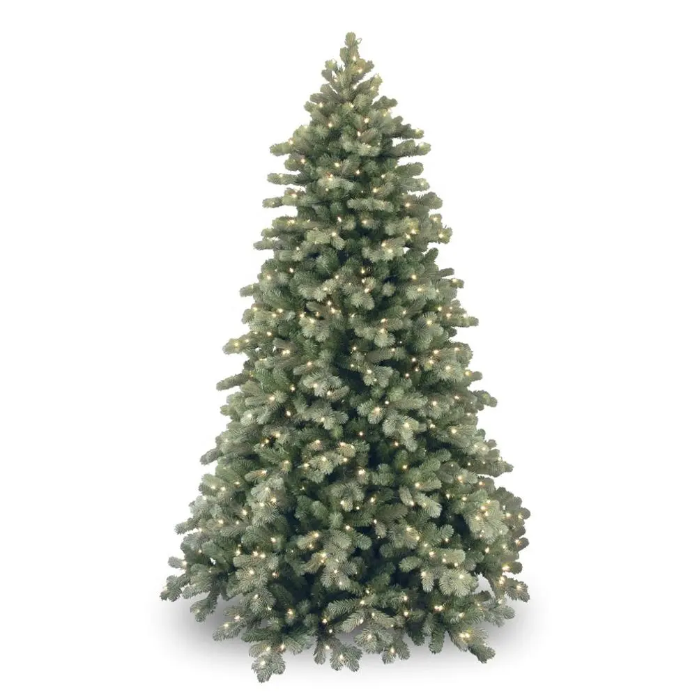 Xmas <span class=keywords><strong>Boom</strong></span> Aangepaste Ontwerp 6Ft 7Ft 8Ft Glasvezel Led Charms Verlichte Platte Kunstmatige Kerstboom