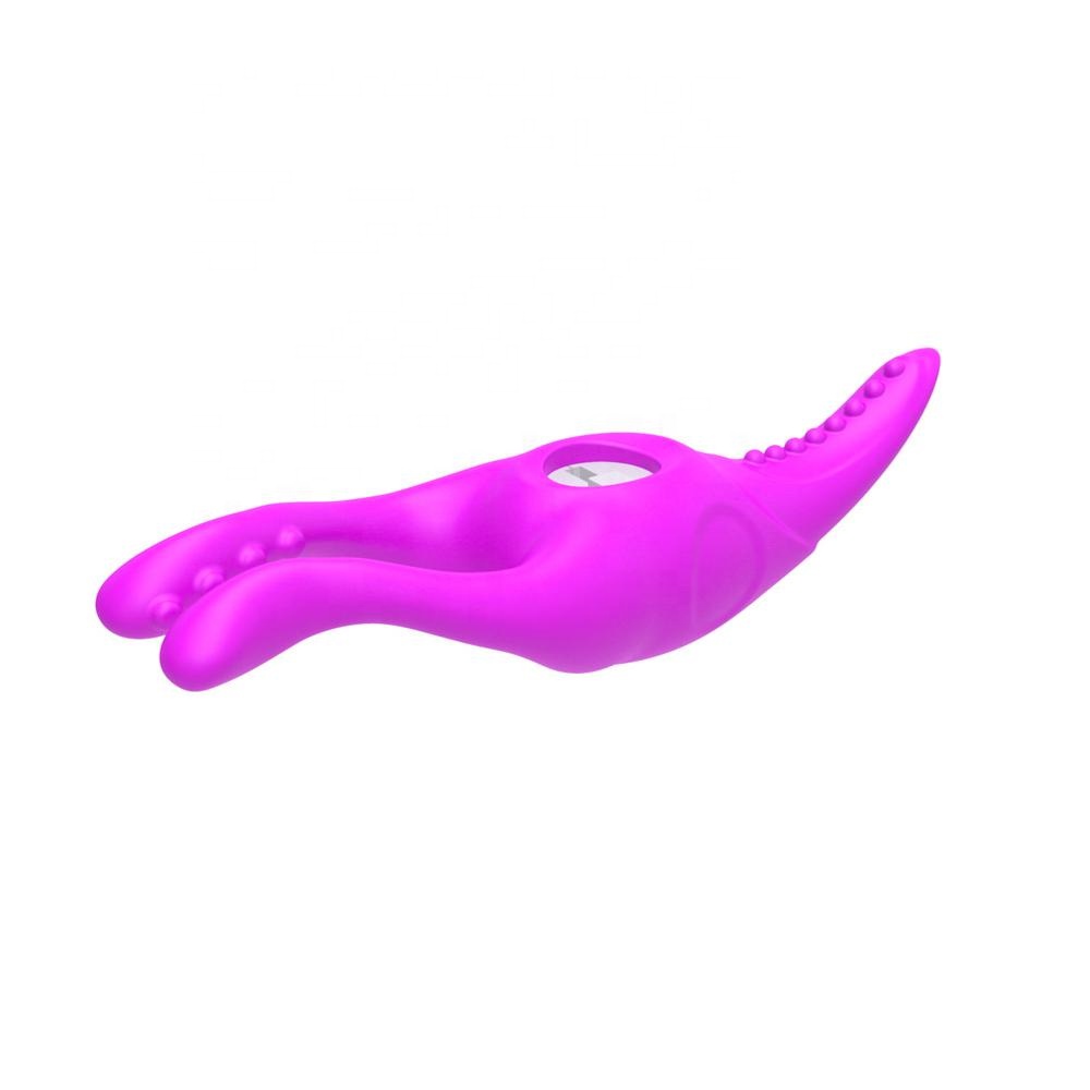 vibrating clit clamp Silicone Vibrating Clitoris Clamp main image 0