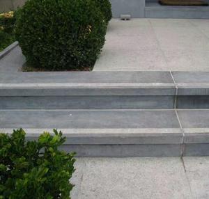 Factory Supply Honed Surface Black Bluestone <strong>Limestone</strong> <strong>for</strong> Outdoor Step Stairs - Product Image 6