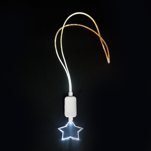 Sự Kiện Đảng Cung Cấp Ngôi Sao Hình Âm Thanh Kích Hoạt Thắp Sáng Led Huy Hiệu Dây Buộc - Product Image 3