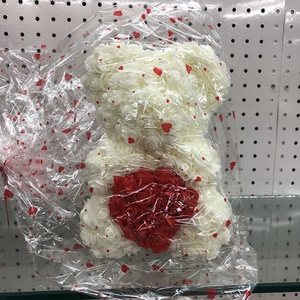 Valentine mousse florale ourson présent - Product Image 5