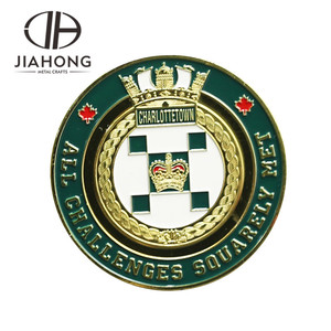 Haute qualité souvenir utilisé <span class=keywords><strong>marine</strong></span> royale <span class=keywords><strong>canadienne</strong></span> plaqué or pièce de monnaie en métal - Product Image 3
