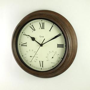 Étanche Thermomètre et Hygromètre Extérieur En Métal Horloges pour décor de jardin - Product Image 2