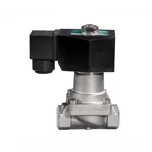 COVNA DN25 1 inch 2 Way 24 Volt Normally Closed High Temperature Stainless Steel Steam Solenoid Valve