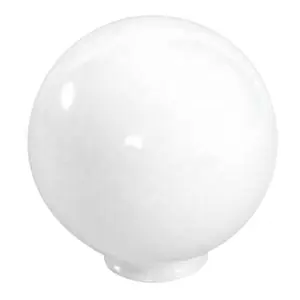 6" opal white round glass globe pendant lamp shade