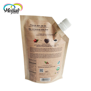 Impreso personalizado bolsas reutilizables soporte Café Pico de plástico bolsa de envasado de alimentos con boquilla - Product Image 3