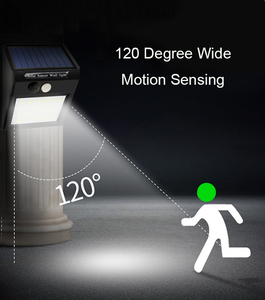 20 LED ワイヤレスソーラーLED街路灯モーションセンサーウォールライトガーデンソーラーLEDランプ - Product Image 6