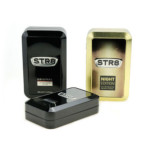 Ưa Thích Matte Đen <span class=keywords><strong>Tin</strong></span> Hộp Nước Hoa Bao Bì Sang Trọng Nước Hoa Rắn Hộp Thiếc Cho Nước Hoa - Product Image 4