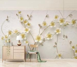 Conception d'image de <span class=keywords><strong>papier</strong></span> <span class=keywords><strong>peint</strong></span> d'impression de fleur ignifuge de décoration de maison pour le <span class=keywords><strong>salon</strong></span> - Product Image 4