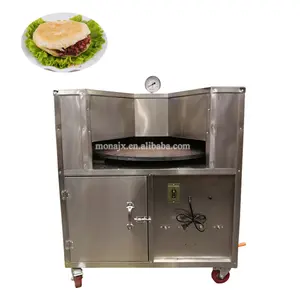 Otomatik tandır lübnan chapati naan tortilla arapça roti pide düz ekmek fırını ticari elektrikli gaz makinesi yapma makineleri