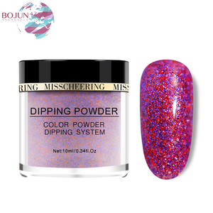 En Gros en vrac Couleur Régulière décoration et extension d'immersion de Scintillement clous ongle acrylique Plongeant La Poudre - Product Image 3