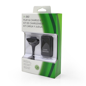 <span class=keywords><strong>Kit</strong></span> de batería de carga y reproducción de alta calidad para <span class=keywords><strong>Xbox</strong></span> 360 controlador inalámbrico comunicación por cable de plástico al por mayor - Product Image 5