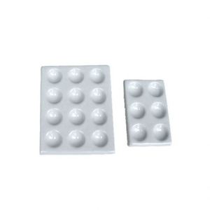 Gelsonlab Depressions porselen nokta plakası 12 kuyu porselen Spotting reaksiyon plakası laboratuvar deneyi için kimyasal test - Product Image 4