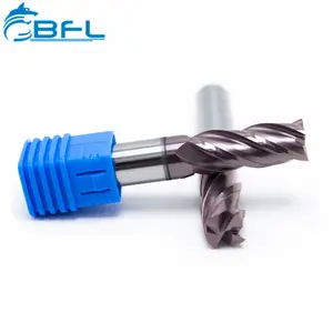 BFL CNC Solid Carbide 4 Sáo End Mills Vuông Phẳng Gỗ Phay Cutter Kim Loại Công Cụ Cắt