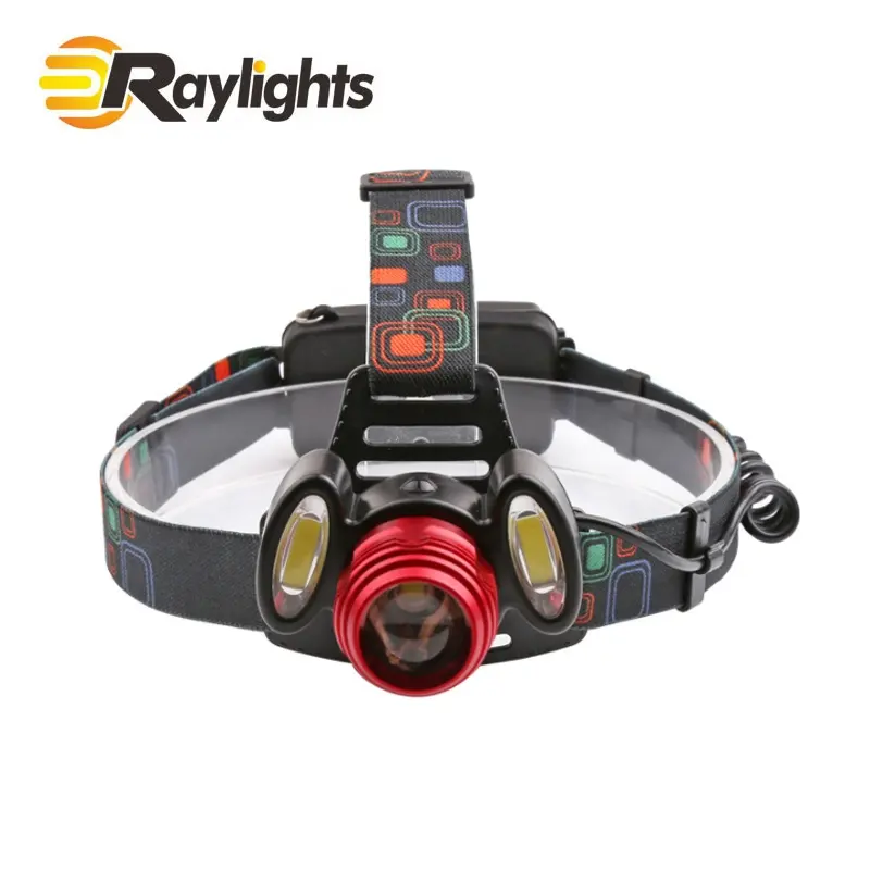 New T6 Rechargeable Long Shot Superlight Night Fishing Light Head Lamp LED Rechargeable Battery 90 Lithium Ion Aluminum Alloy 95