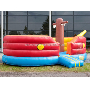 2025 bán tốt nhất điên tàu Inflatable Bouncer, thư bị trả lại Jumpy lâu đài Inflatable Trampoline - Product Image 3