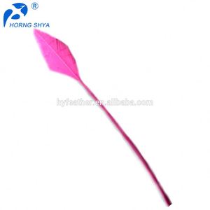 Alibaba Offre Spéciale 10-13 pouces Garnis Turquie Piquants Teints Plumes de Flèche - Product Image 4
