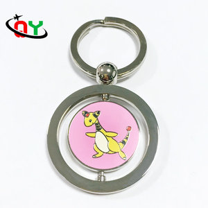 Personnalisé En Vrac Offres Spéciales Moulage sous pression <span class=keywords><strong>Coeur</strong></span> Forme Ange Rond En Alliage de Zinc anneau Anime Personnalisé Porte-clés - Product Image 6