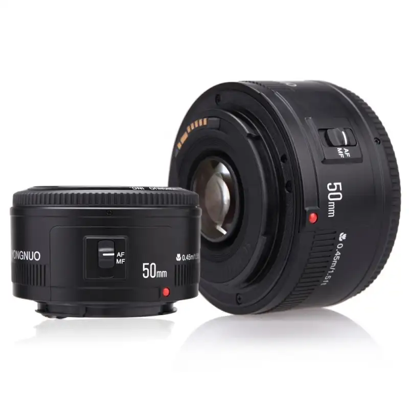 YONGNUO Lens YN50mm f1.8 YN EF 50mm f/1.8 AF Lens YN50 diyafram otomatik odaklama Canon lensi EOS 60D 70D 5D2 5D3 600d DSLR kameralar