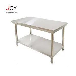 Full body stainless steel industrial working table for commercial kitchen